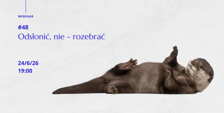 Webinar 48: Odsłonić, nie&nbsp;– rozebrać